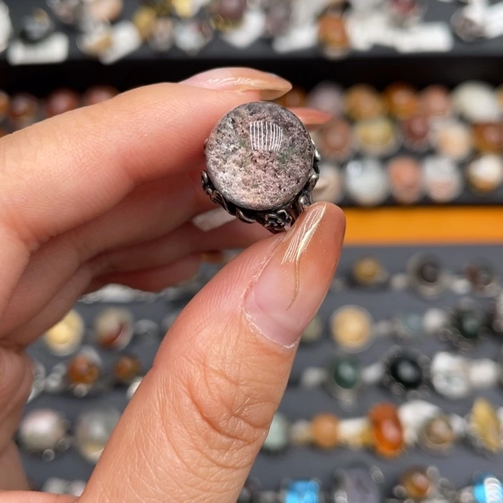 水晶戒指银S925镶嵌111111111