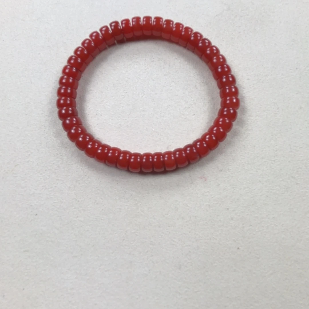 未镶嵌7➕药片手串南红玛瑙