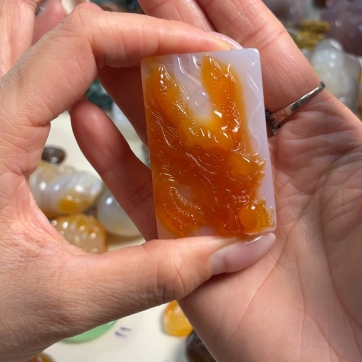 玛瑙/玉髓未镶嵌吊坠(不含链)
