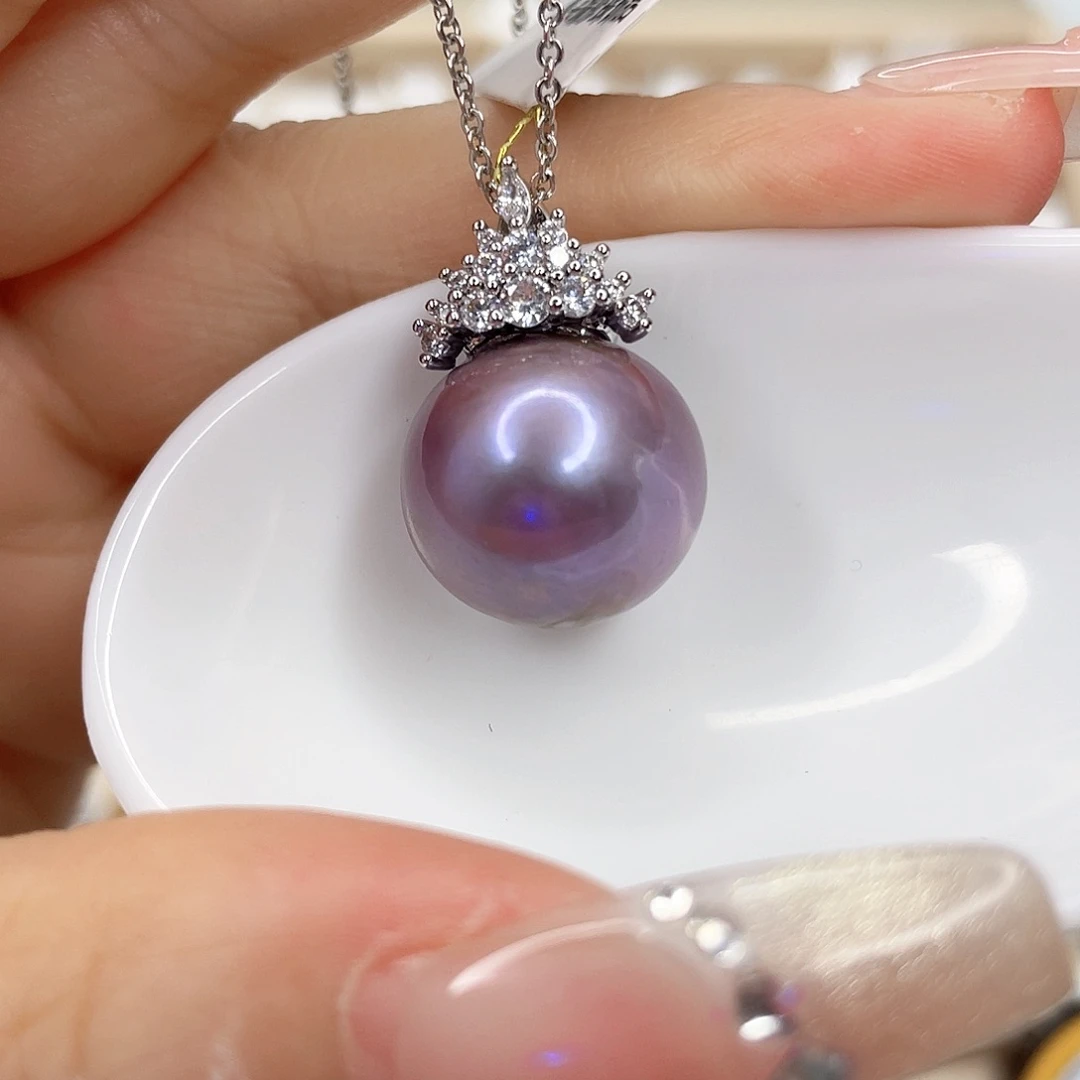 淡水珍珠未镶嵌吊坠(赠链)