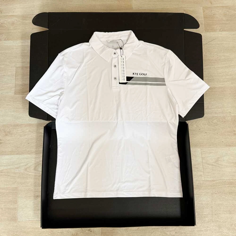 科技拉满防晒透气速干弹力机洗凉感夏季高尔夫POLO衫高级运动半袖