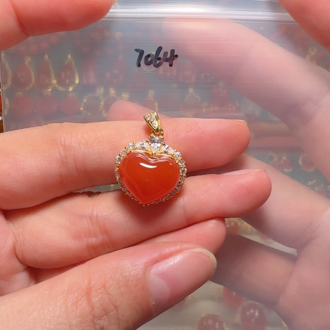 南红玛瑙南红银S925镶嵌