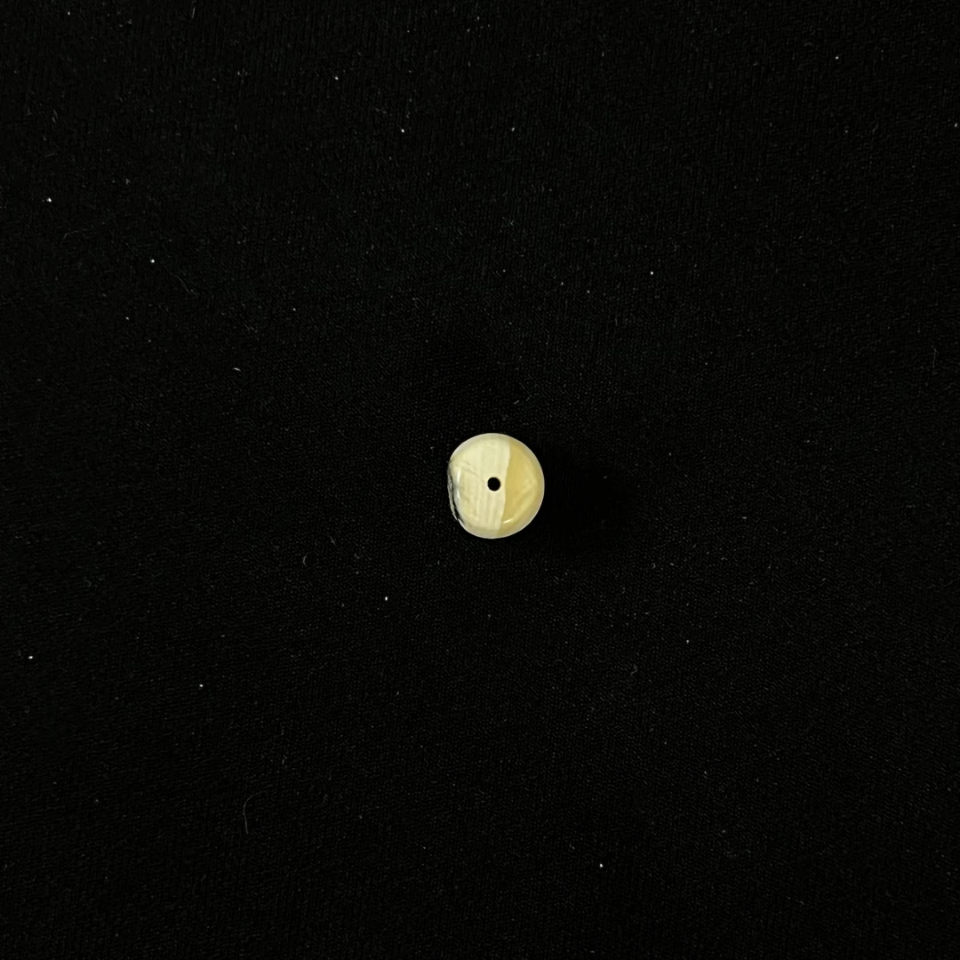 PL214蓝眼桶珠 尺寸约12*13.6mm只做天然猛犸牙