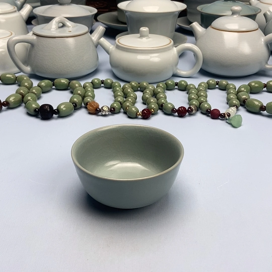 杯仿古釉压手杯原矿原釉原产地