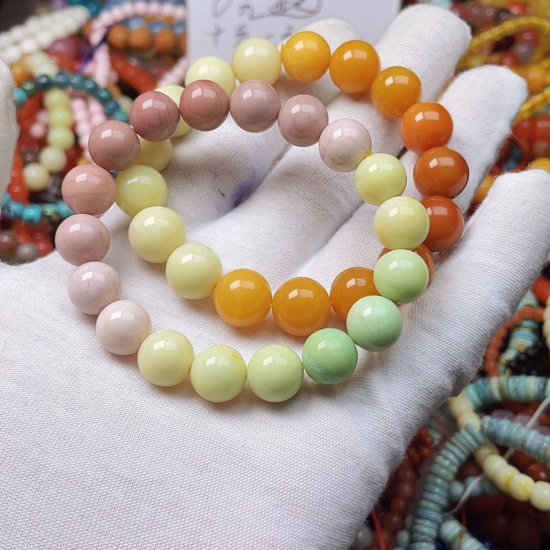 玛瑙/玉髓手链未镶嵌淡**拉48621