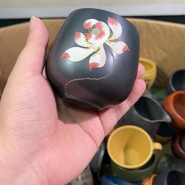 茶杯紫砂全手工紫砂主人杯