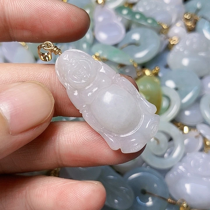 翡翠未镶嵌颈饰天然A货翡翠