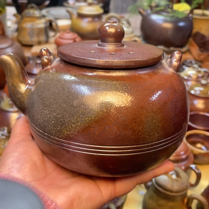 茶壶紫砂宜兴紫砂原矿泥料600煮水壶