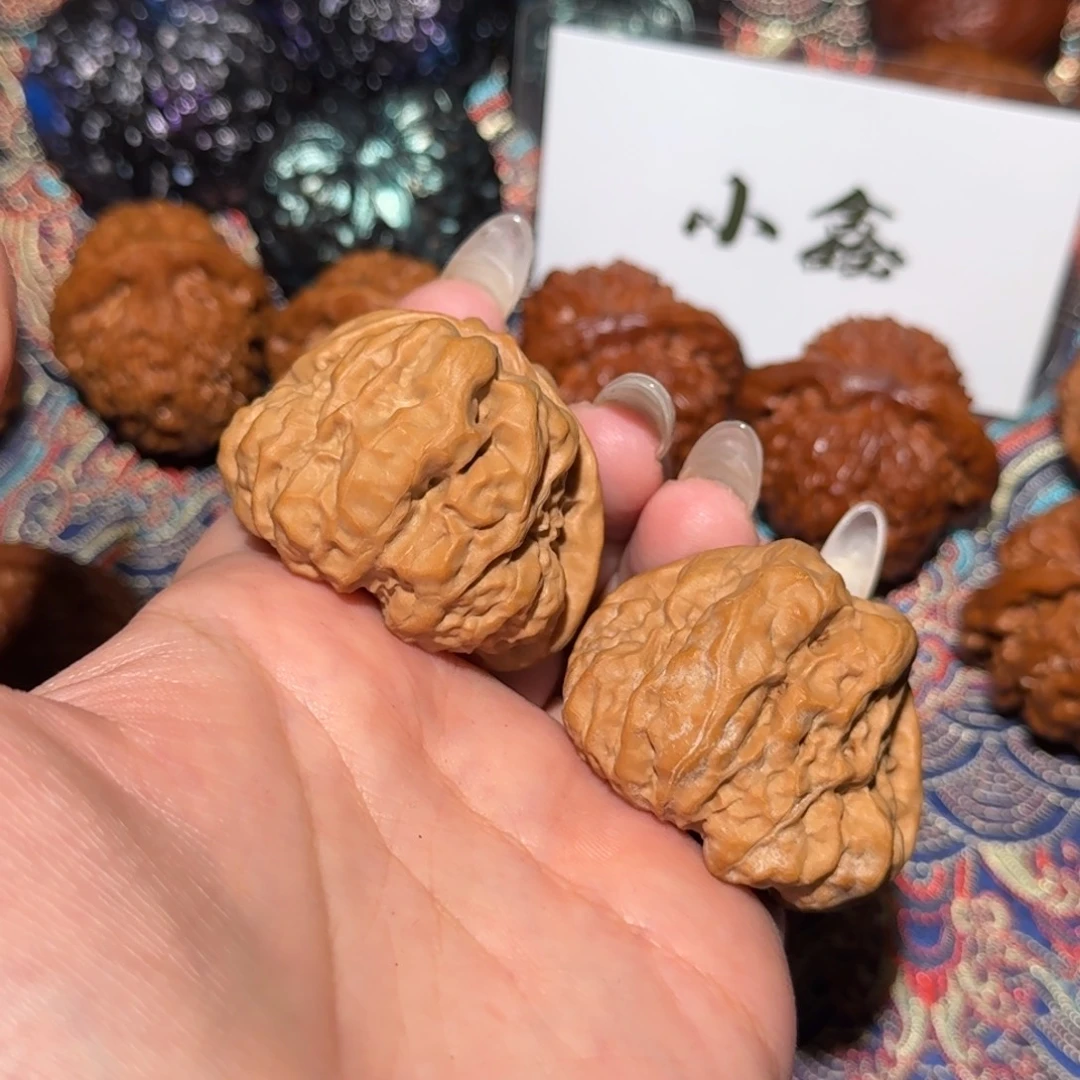 文玩核桃把件1514号42鬼脚七蛤蟆头蛤蟆头