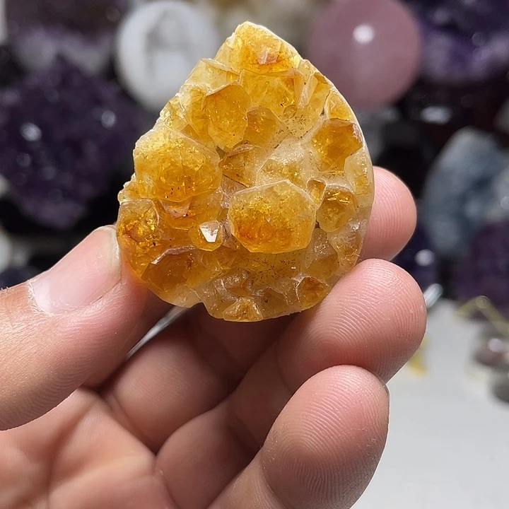 珠宝半成品紫晶未镶嵌