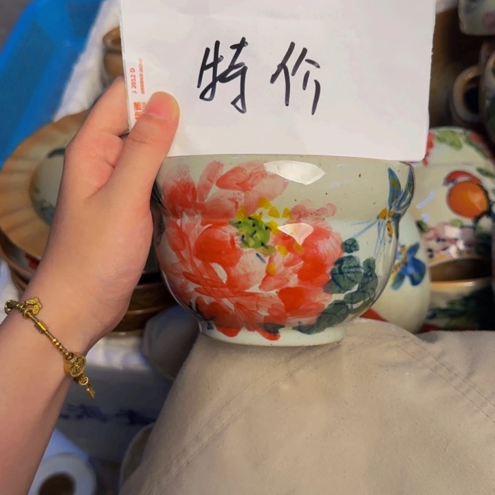 瓷片景德镇陶瓷手工手绘