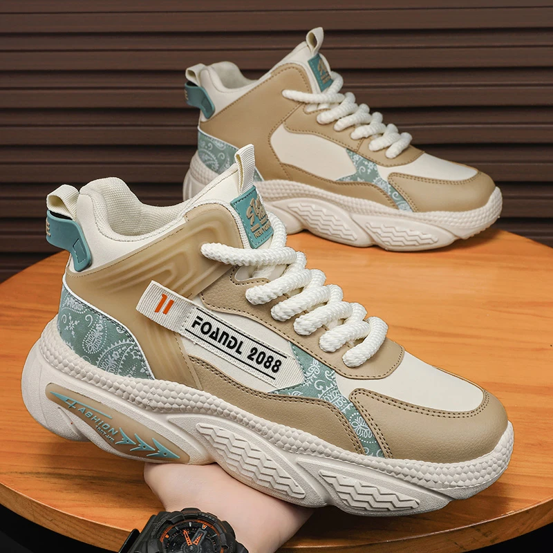 秋季新款男鞋欧伦啄木鸟EUROTUCANO高帮工装鞋子男款百搭运动鞋测