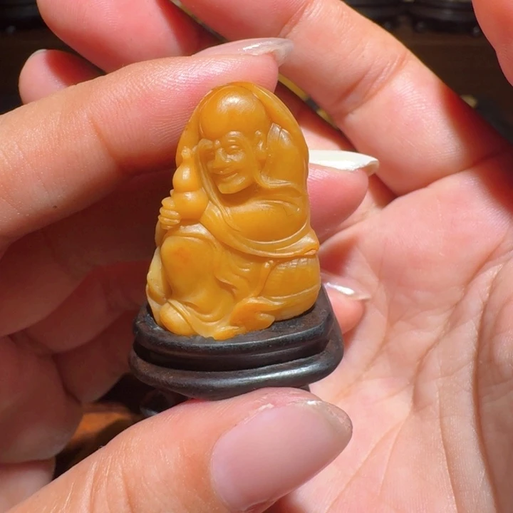 寿山石印石寿山田黄摆件