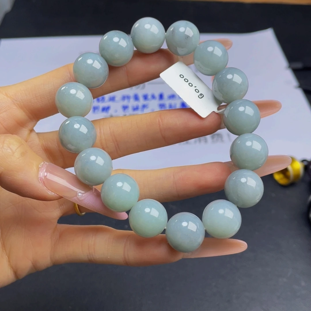 未镶嵌定制翡翠手串