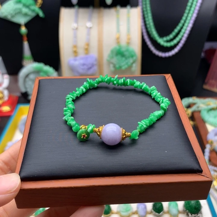 未镶嵌手链翡翠翡翠手串