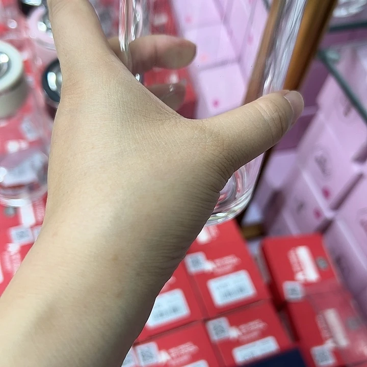 水晶玻璃茶隔款果汁饮料咖啡牛奶445