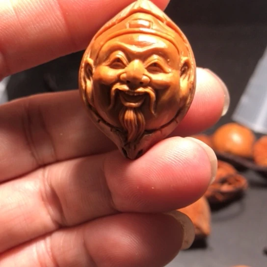 橄榄核手串/手链嵌入式代表作财神