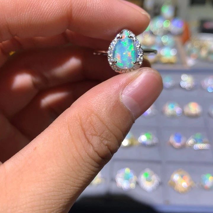 欧泊合金欧泊戒指