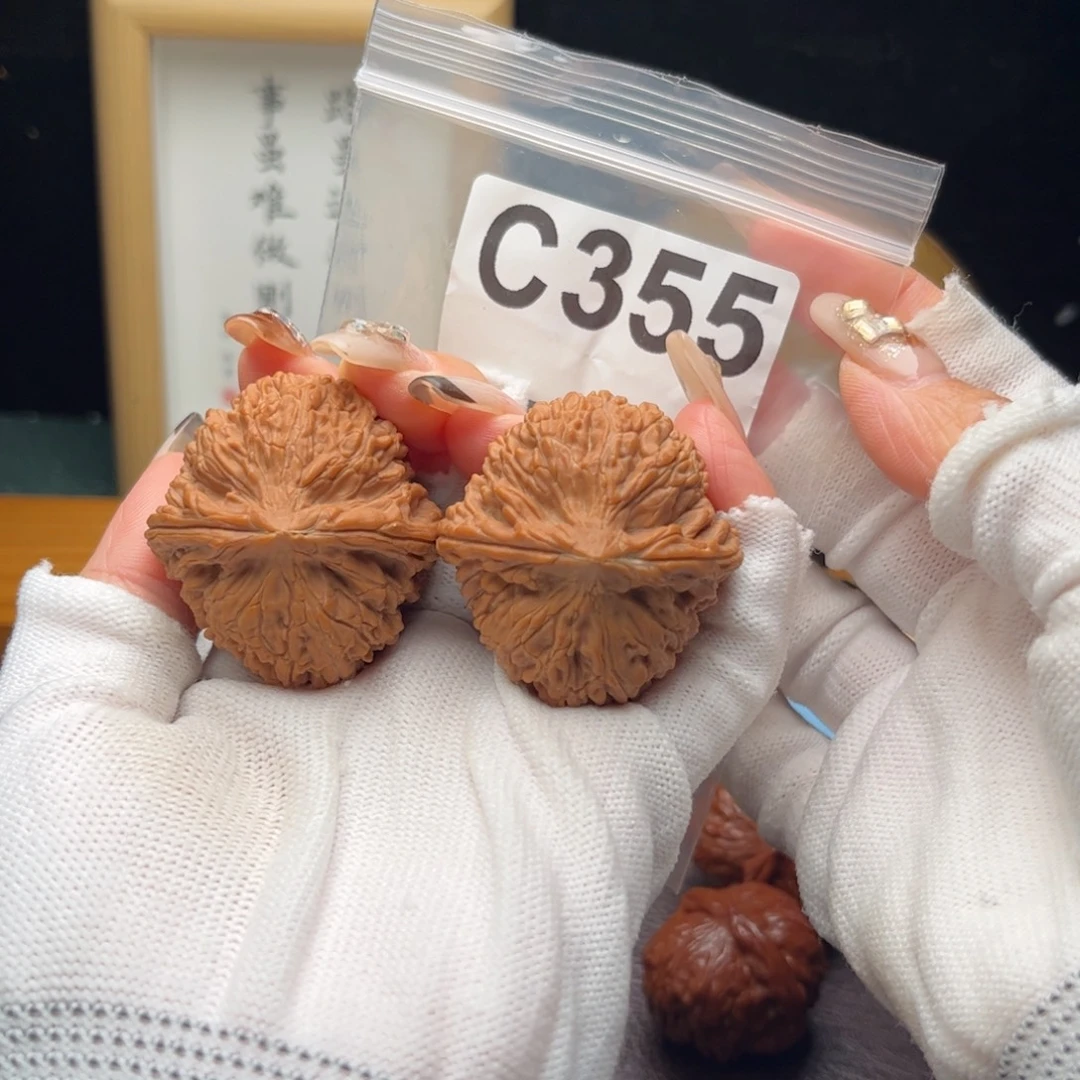 把件文玩核桃40蒜头c355