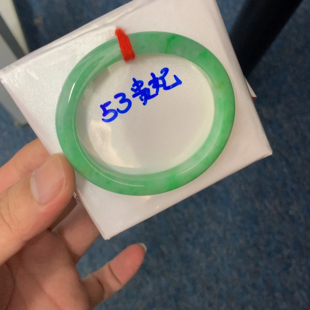 未镶嵌手镯（贵妃镯）翡翠翡翠手镯满绿6