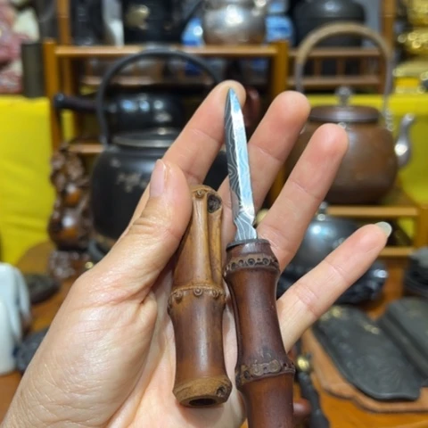 蜜安罐瓷香炉锡茶则