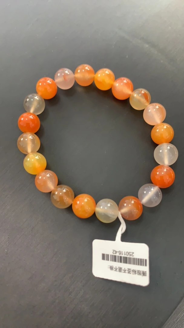 保山南红多宝单圈手串10mm+