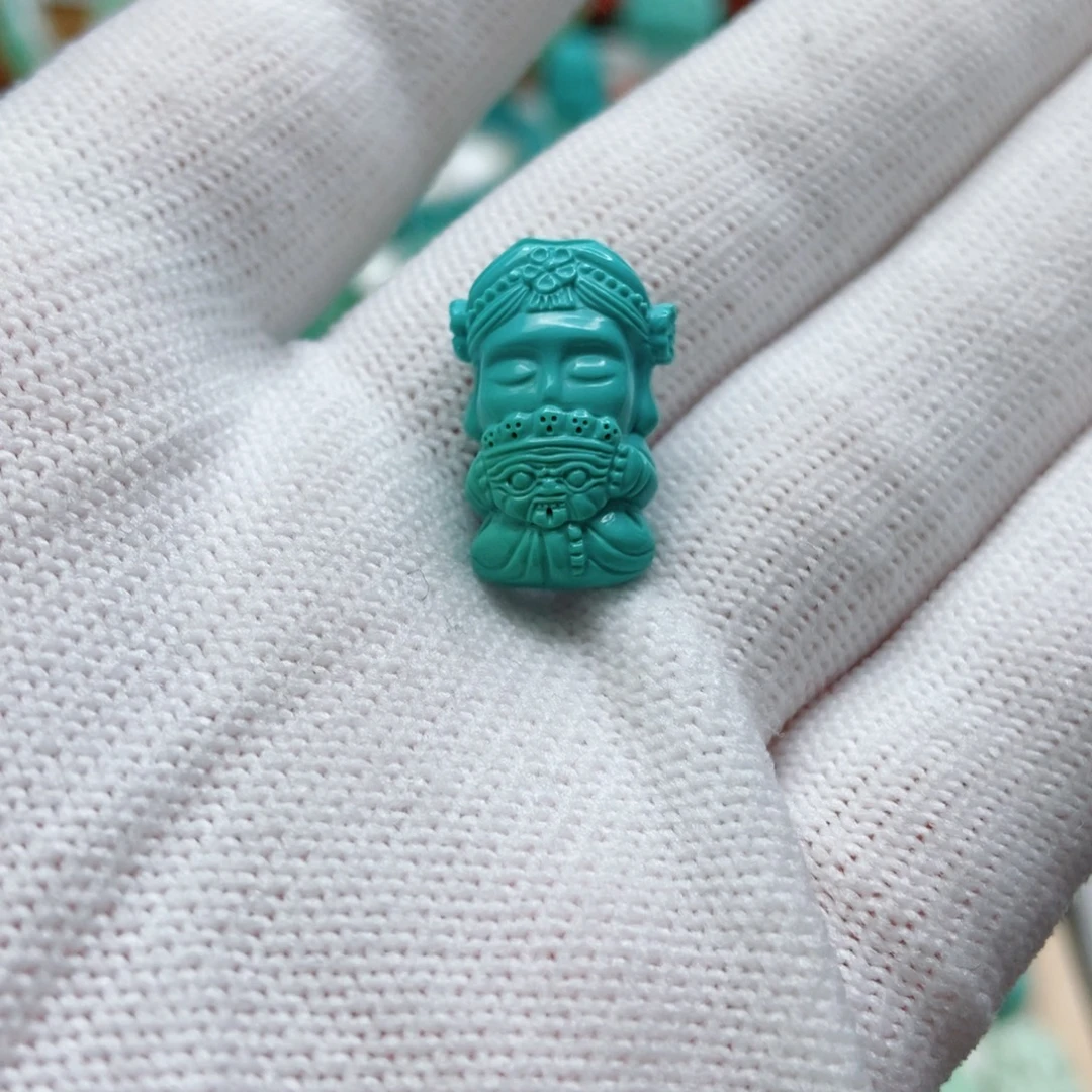 绿松石未镶嵌扎基拉姆