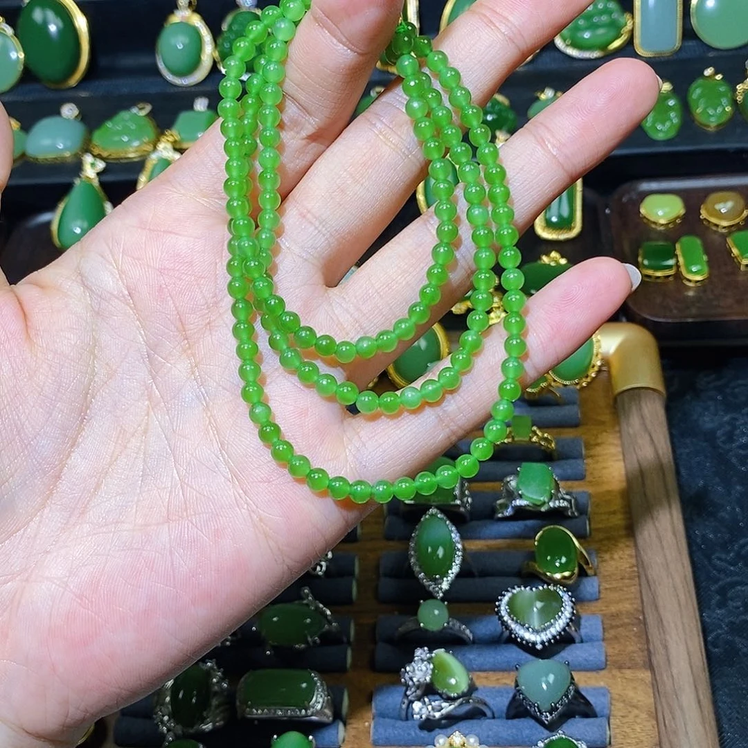 灵***泽颈饰未镶嵌和田玉（碧玉）