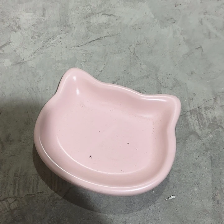瓷片微瑕粉色陶瓷