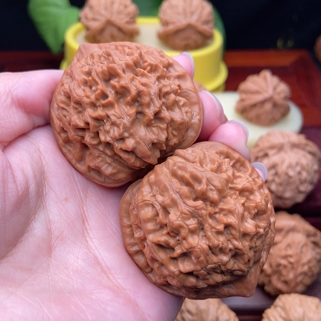 習***惯把件文玩核桃精品大官帽45