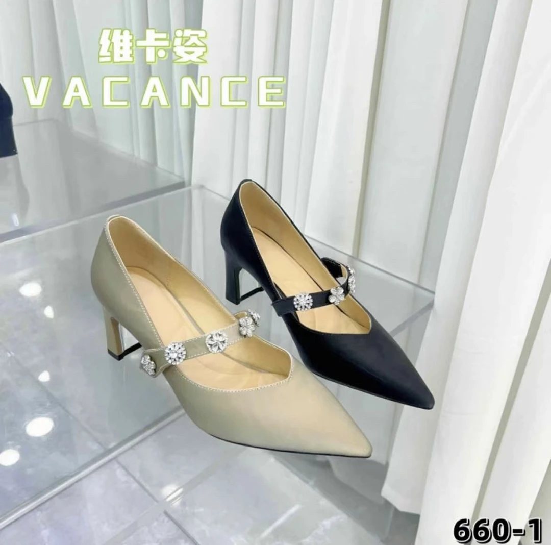 6601广版新款高品质头层牛皮气质单鞋