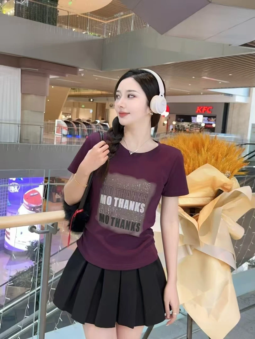 时尚百搭显瘦夏季短袖体恤