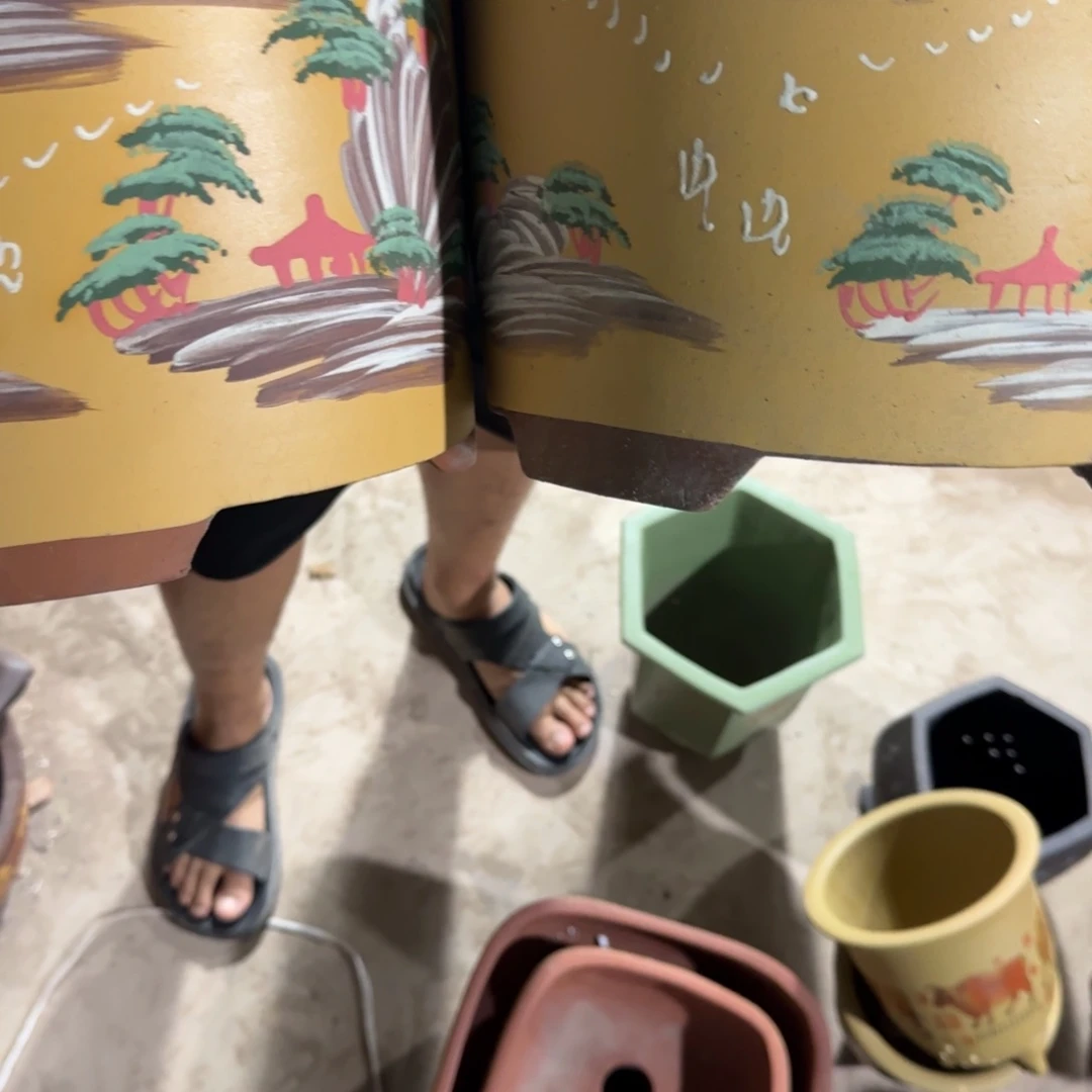 紫砂花盆口径17.13口径