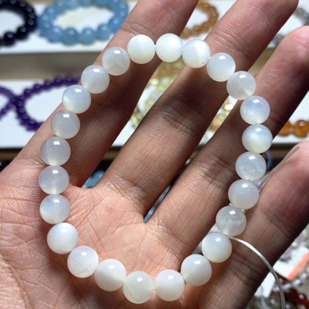 水晶手串未镶嵌白月光