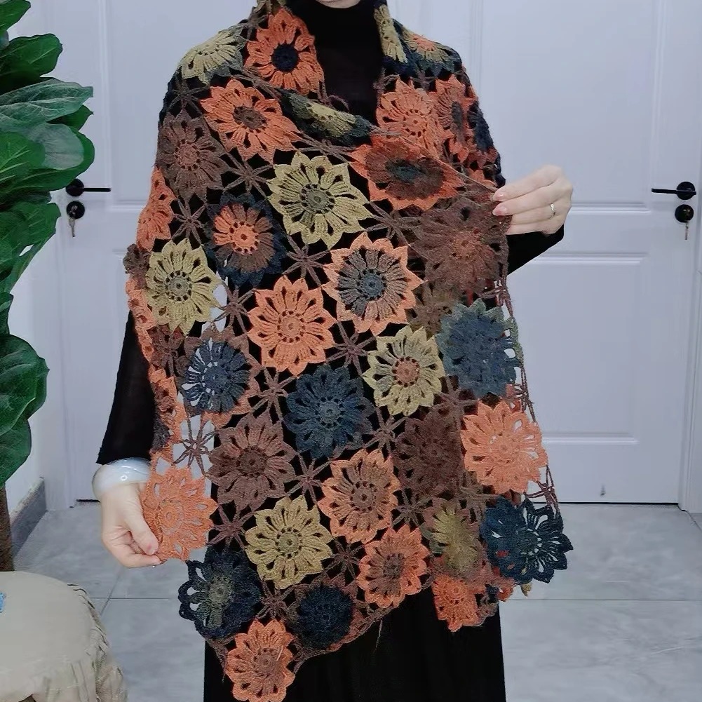 楚乔端月披肩钩织视频教程