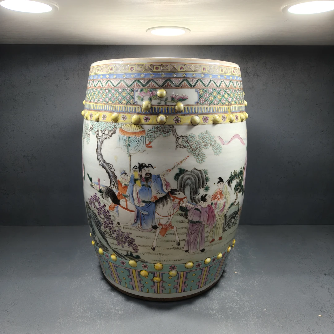 粉彩郭子仪拜寿绣蹲20250111070