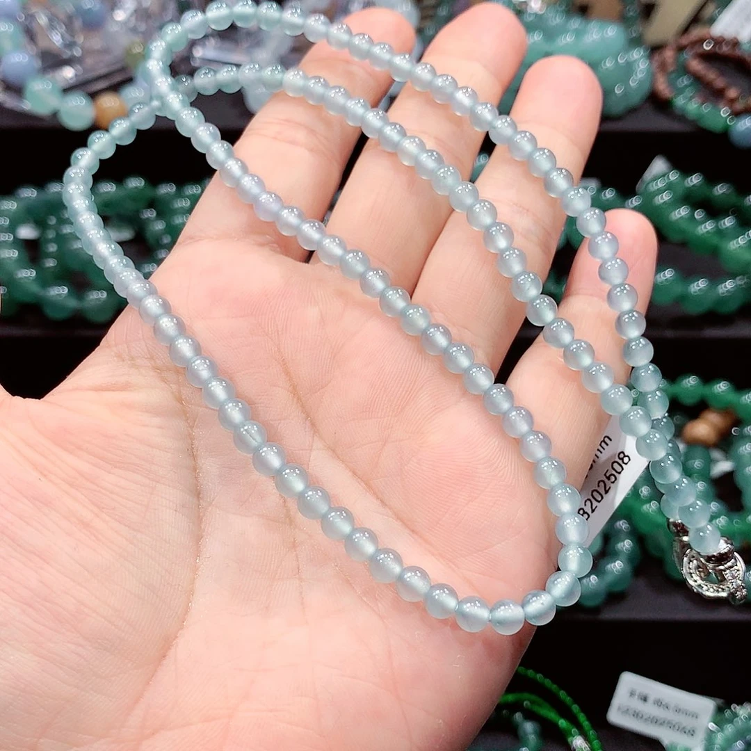 N***J翡翠未镶嵌手链卡5