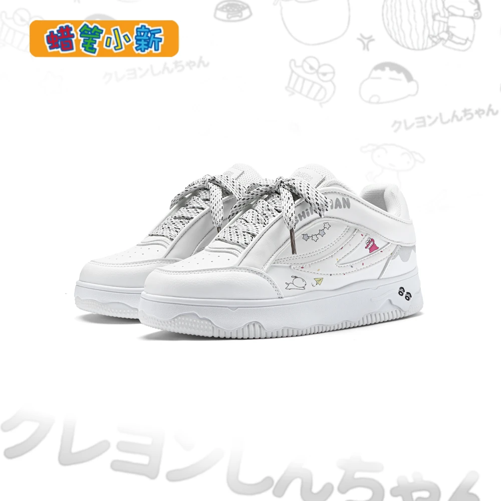 蜡笔小新鞋子男款2025年秋季新款透气休闲鞋情侣时尚百搭增高板鞋