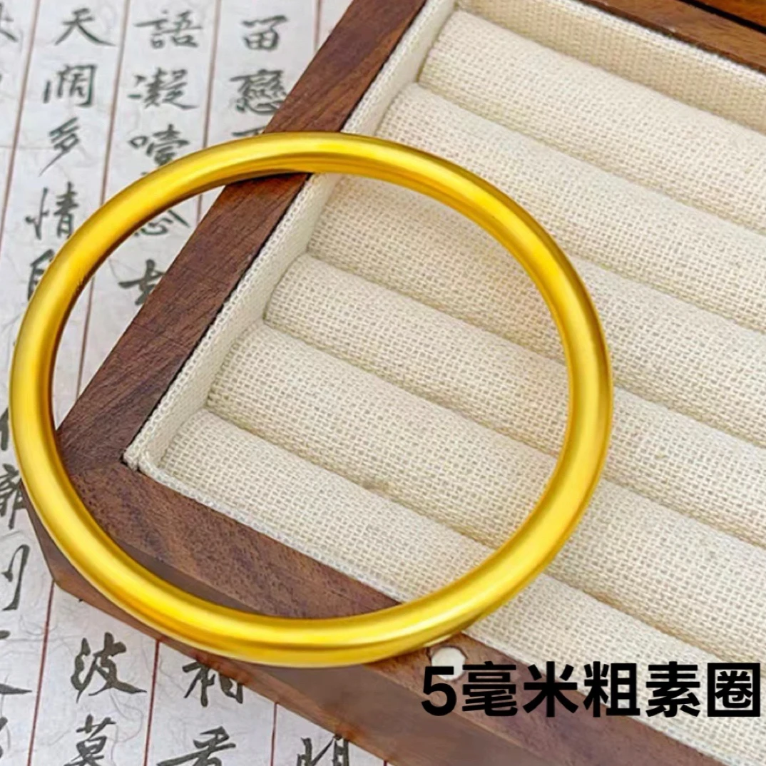合金手镯 5mm古法素圈传承手镯