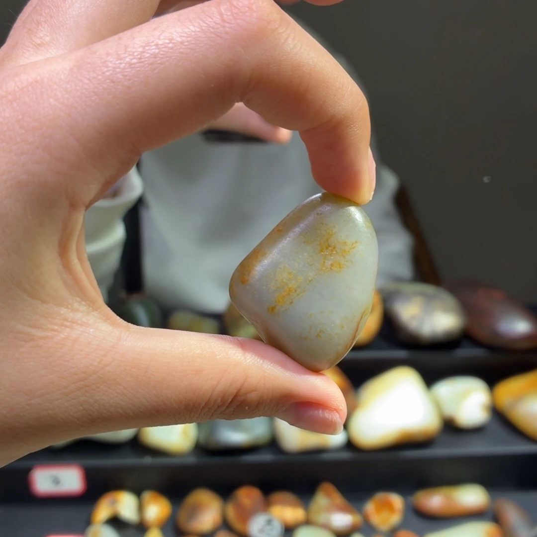 和田玉未镶嵌挂件41.8