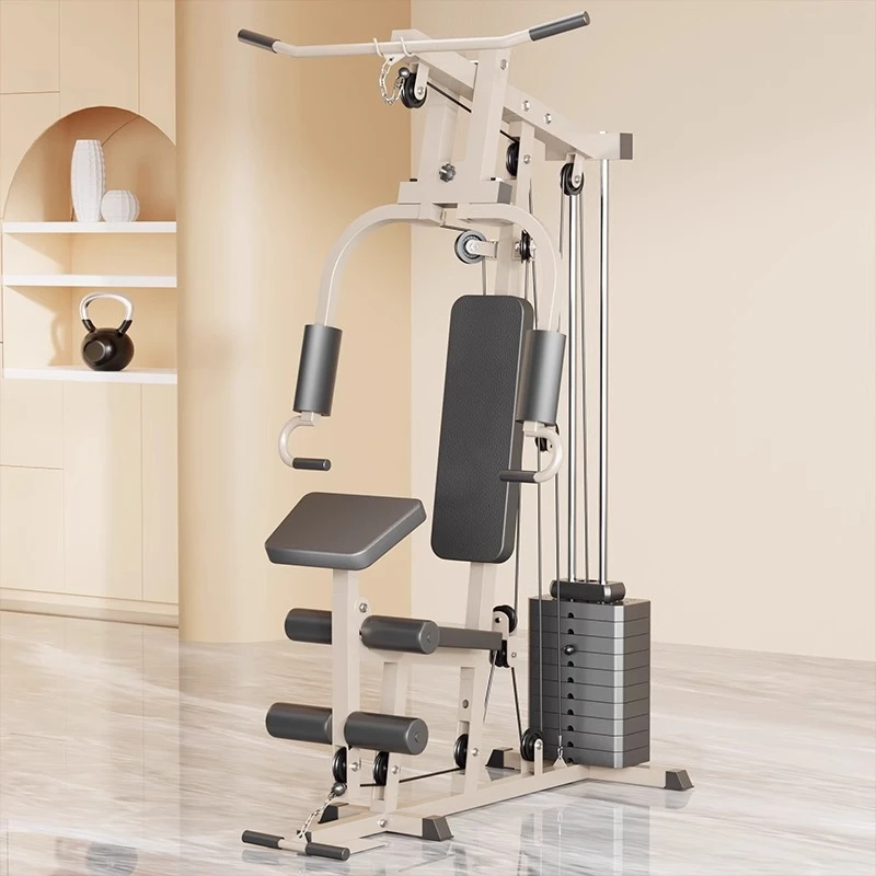 YL/豫龙单人站综合训练器材一体高位下拉力量架家用健身器材套装