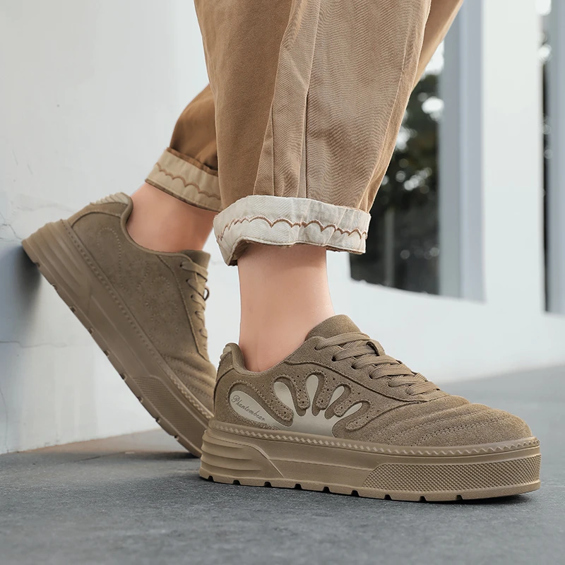 意大利幻影熊秋冬款潮牌印花板鞋厚底时尚百搭休闲运动鞋