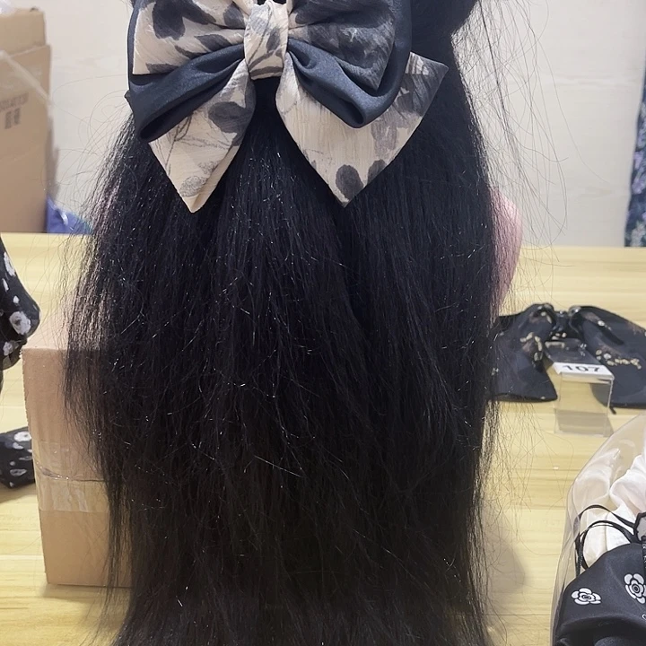 铁合金布艺蝴蝶结发夹