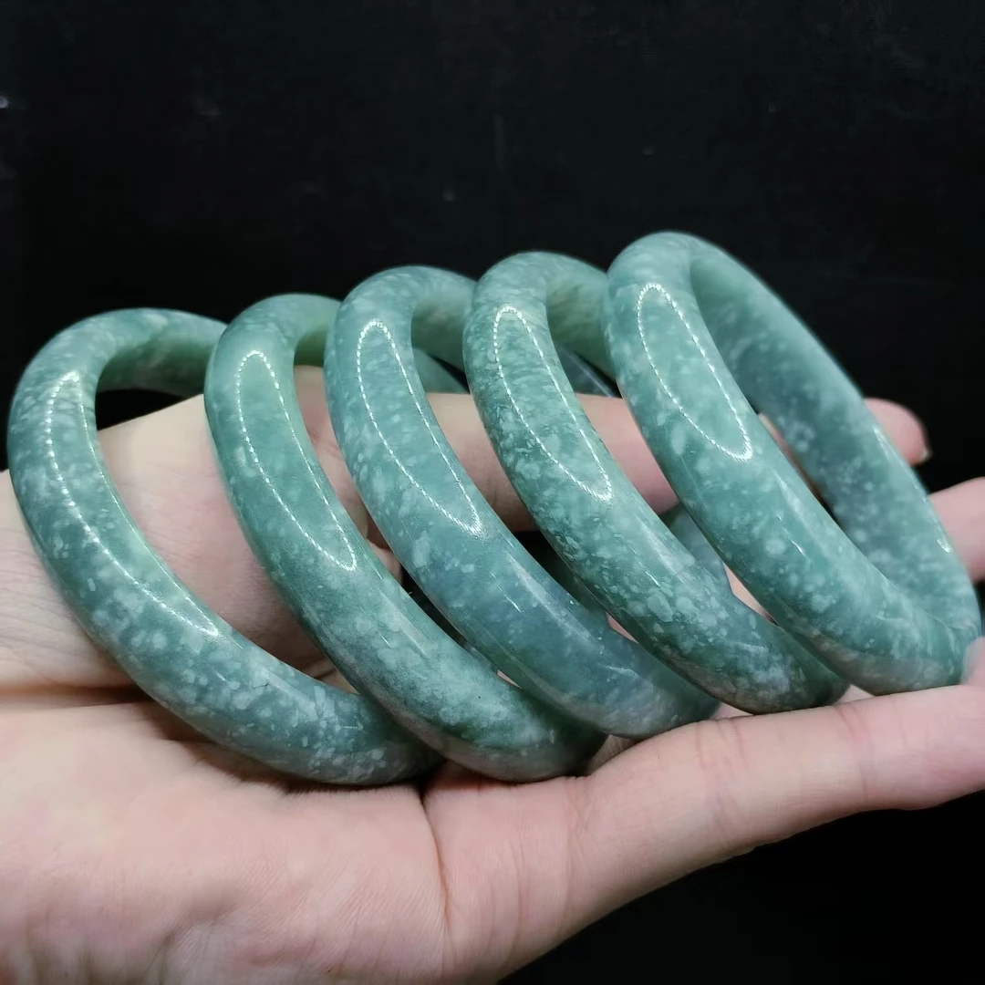 【李想精选】翡翠宽条手镯GS【多样性发其一】圈口52-65mm