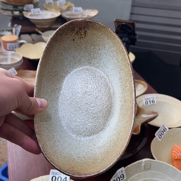 稻谷壳元宝碗新款釉色样品123