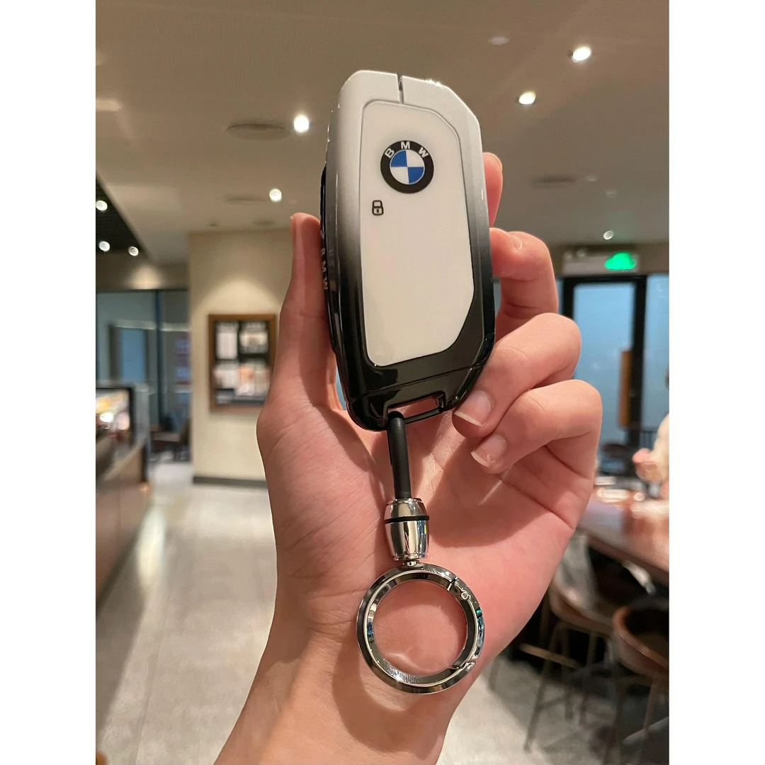 适用25款宝马x3钥匙套新款x5/7系735/740li/i7高档包XM/X1扣男女