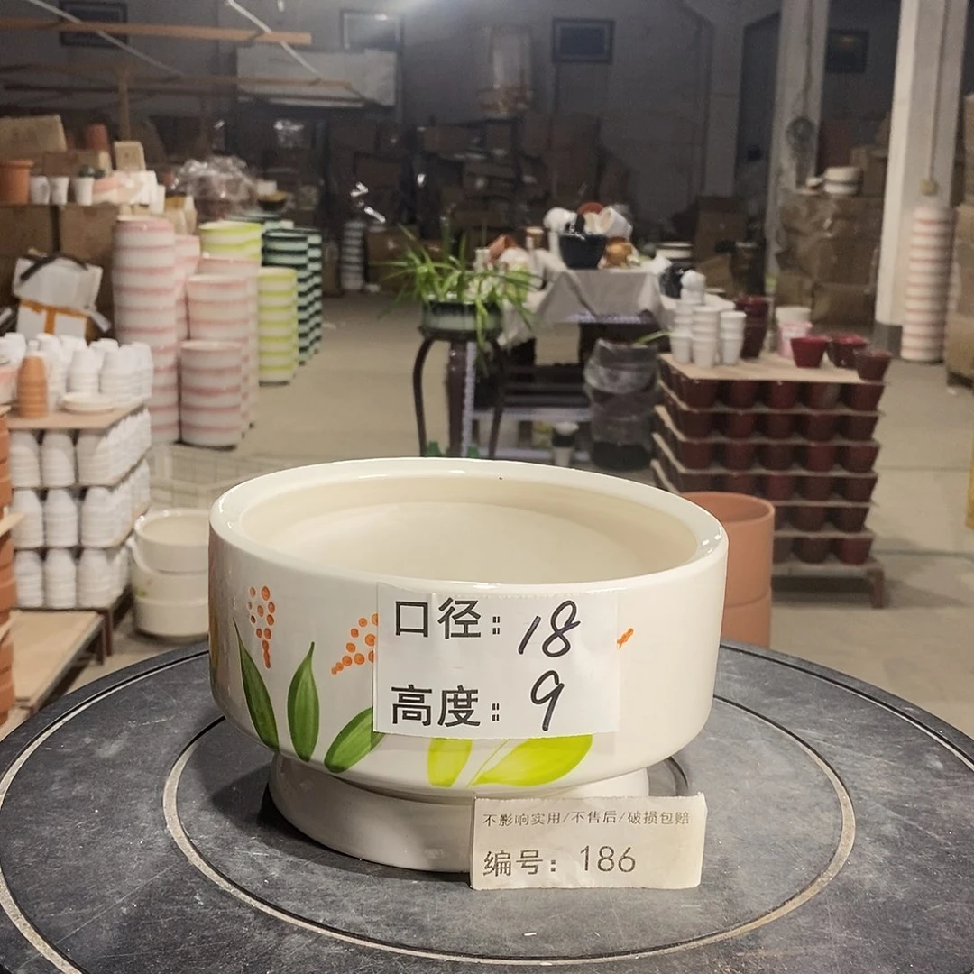 微瑕花盆-186-口18×9-1个