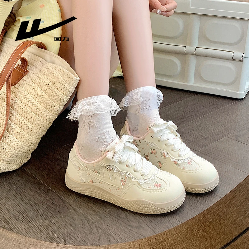 回力芭蕾德训鞋女2025秋冬新款薄款轻便透气休闲女鞋运动百搭鞋子