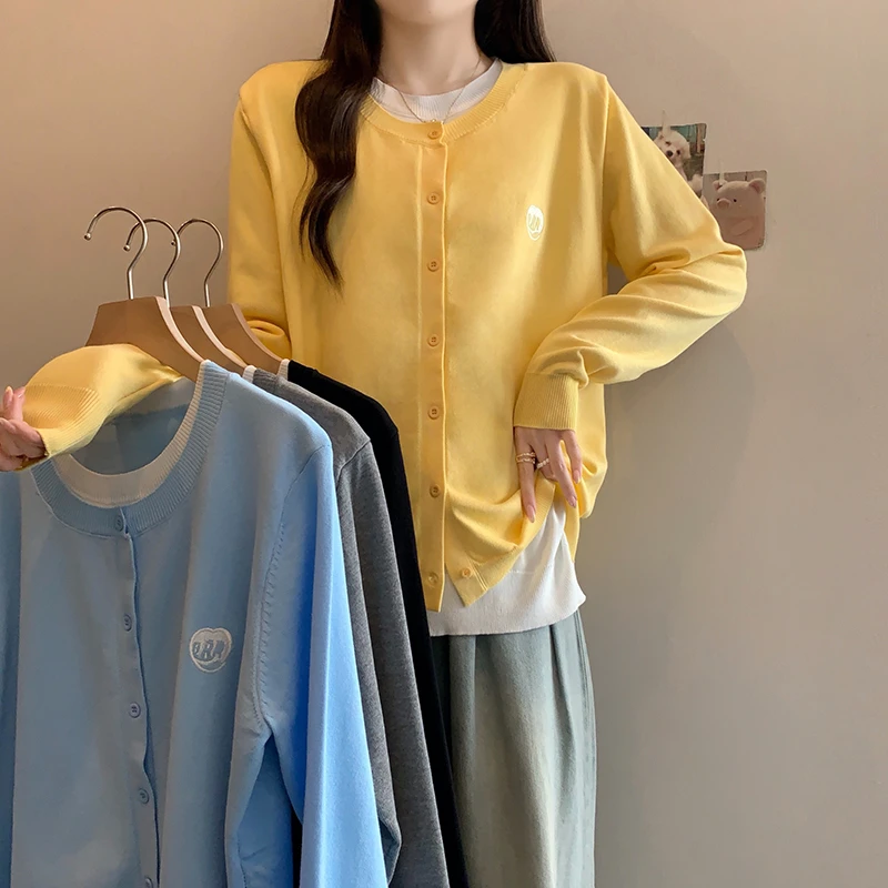 大码女装2025秋装新款宽松假两件针织衫上衣胖mm宽松显瘦毛衣3899