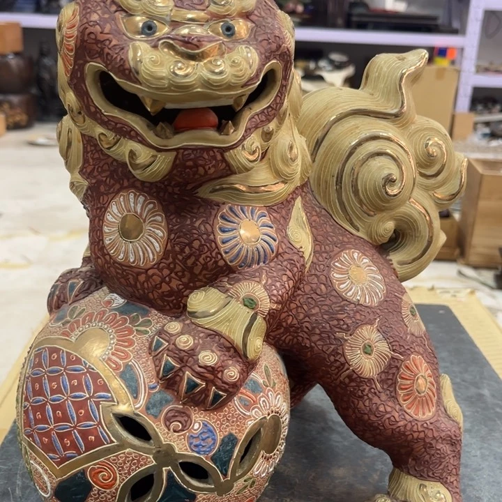 瓷片瓷工艺品摆件